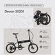 Bicicleta Electrica Pliabila Devron 20201 - 20 inch, S, Negru