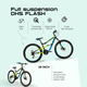 Bicicleta Full suspension DHS Flash - 26 Inch, Negru