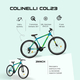 Bicicleta MTB Colinelli COL23, Marimea L, 29 inch, Verde, Schimbator Shimano ST-EF500, 21 Viteze, Cadru Aluminiu, Frane V - Brake