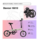 Bicicleta Pliabila Devron 16010 - 16 inch, Alb