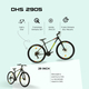 Bicicleta Mtb Dhs 2905 - 29 inch, M, Negru-Gri Bicicleta Mtb Dhs 2905 - 29 inch, M, Negru-Gri