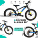 Bicicleta Copii Devron Alaska - 20 Inch, Negru-Albastru