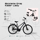 Bicicleta Oras Kieler Lady - 28 Inch, L, Negru Bicicleta Oras Kieler Lady - 28 Inch, L, Negru