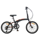 Bicicleta Pliabila Polar Practic 20 - 20 Inch, Negru-Rosu