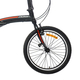 Bicicleta Pliabila Polar Practic 20 - 20 Inch, Negru-Rosu