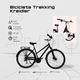 Bicicleta Trekking Kreidler - 28 Inch, L, Negru Bicicleta Trekking Kreidler - 28 Inch, L, Negru