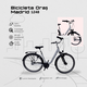 Bicicleta Oras Madrid 1248 - 28 inch, XL, Gri deschis Bicicleta Oras Madrid 1248 - 28 inch, XL, Gri deschis