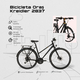 Bicicleta Oras Kreidler 2837 - 28 inch, L, Negru