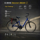 Bicicleta electrica Devron 28220 - 28 inch, M, Albastru