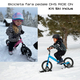 Bicicleta fara pedale DHS RIDE-ON Albastru, kit ski inclus
