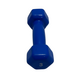 Gantera Vinil Aerobic - 3 Kg, Albastru
