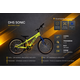Bicicleta Copii DHS Sonic - 20 inch, Galben-Albastru