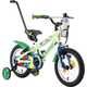 Bicicleta Copii Polar 2024 Dino - 14 Inch, Verde