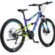 Bicicleta Full suspension DHS Polar Flash - 26 Inch, Albastru-Verde