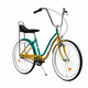 Bicicleta Oras Pegas Strada 2 - 26 inch, M, Auriu/Verde