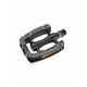 Pedale Marwi SP-823, reflectorizante, aluminiu, negru