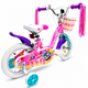 Bicicleta Copii DHS Icecream - 12 Inch, Roz