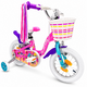 Bicicleta Copii DHS Icecream - 12 Inch, Roz