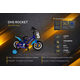 Bicicleta Copii DHS Rocket - 12 Inch, Albastru inchis