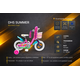 Bicicleta Copii DHS Summer - 12 Inch, Roz/Albastru