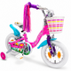 Bicicleta Copii DHS Summer - 12 Inch, Roz/Albastru