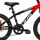 Bicicleta Copii Dhs Terrana 2023, model 2026 - 20 Inch, Rosu-Negru