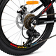 Bicicleta Copii Dhs Terrana 2023, model 2026 - 20 Inch, Rosu-Negru
