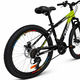Bicicleta Copii Dhs Terrana 2423B, model 2026 - 24 Inch, Negru-Verde