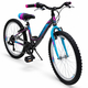 Bicicleta copii Polar Modesty, 24 inch, 6 viteze Shimano, frane V-Brake, Gri