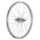 Roata Bicicleta Spate Luna 20", 406X21, Alu Simpla, Argintie Natur, Butuc Torpedou Metal, 28H, 3/8, Old13195