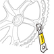 Unealta Cheie Angrenaj Topeak Chainring Nut, tps-Sp11, imaginea nr. 2